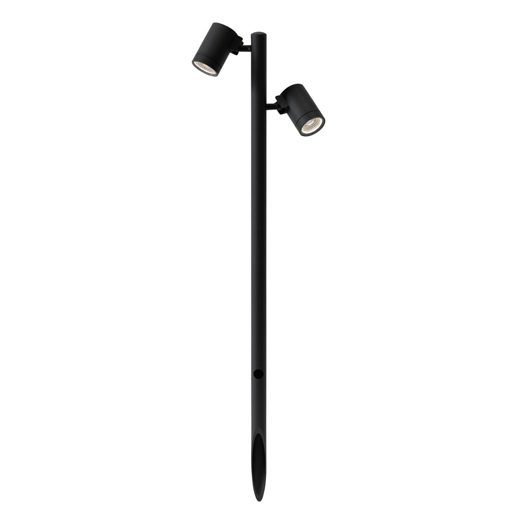 Astro Bayville Outdoor Twin Spotlight in Textured Black