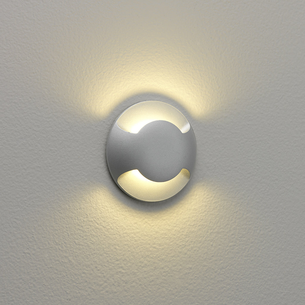 Astro Beam Two Outdoor LED Marker Light in Matt Silver - DRIVER REQUIRED
