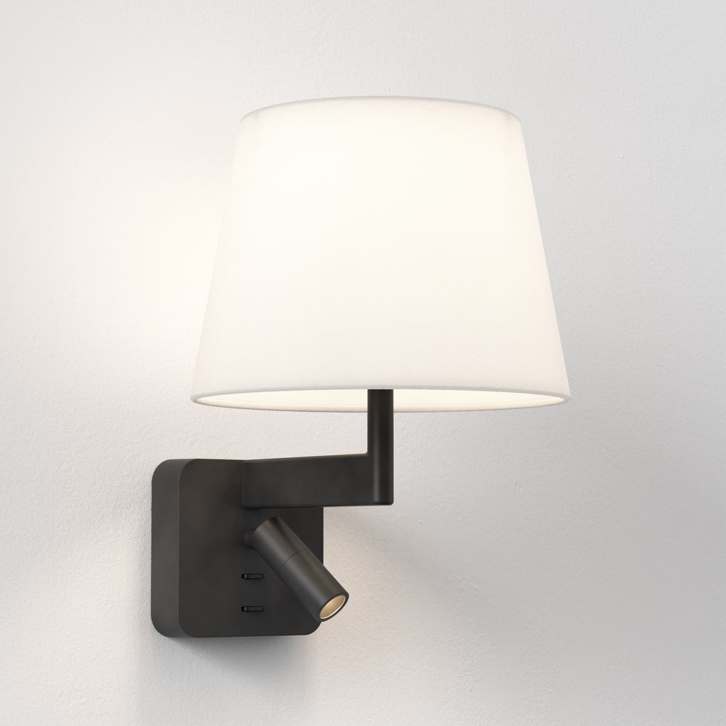 Astro Beaumont Combination Reader in Matt Black REQUIRES SHADE