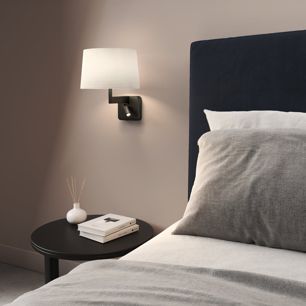 Astro Beaumont Combination Reader in Matt Black REQUIRES SHADE