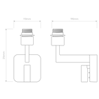 Astro Beaumont Combination Reader in Matt Black REQUIRES SHADE