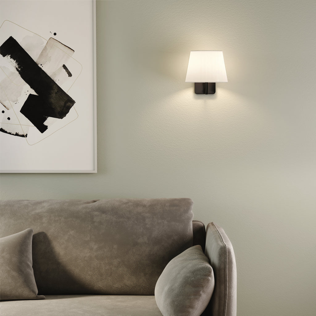 Astro Beaumont Wall Light in Matt Black REQUIRES SHADE