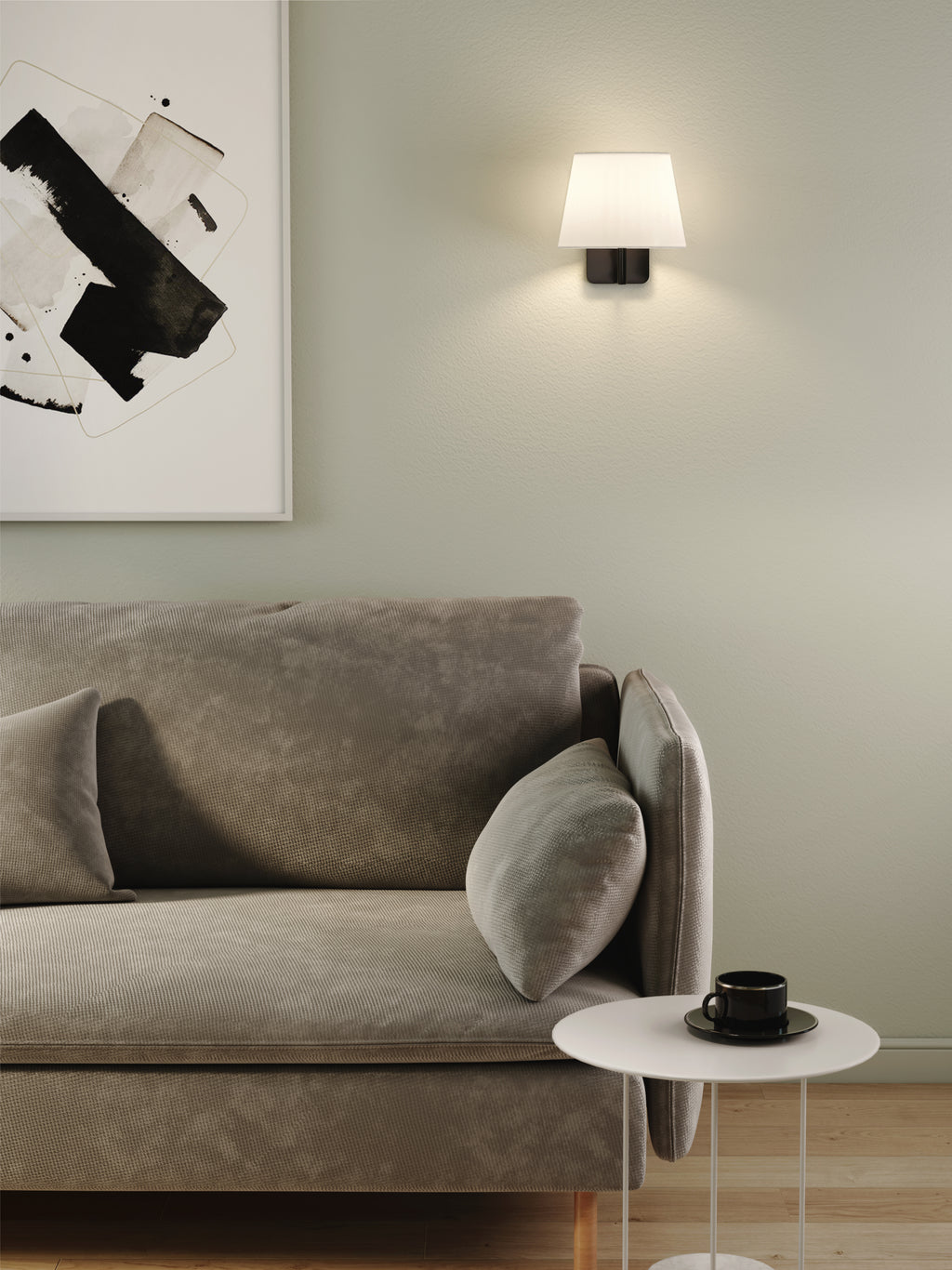 Astro Beaumont Wall Light in Matt Black REQUIRES SHADE