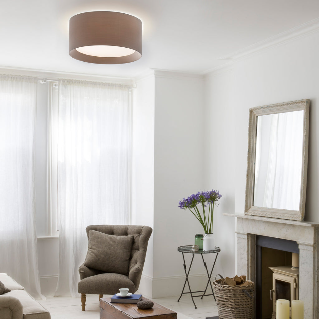 Astro Bevel Round 600 Shade in Oyster