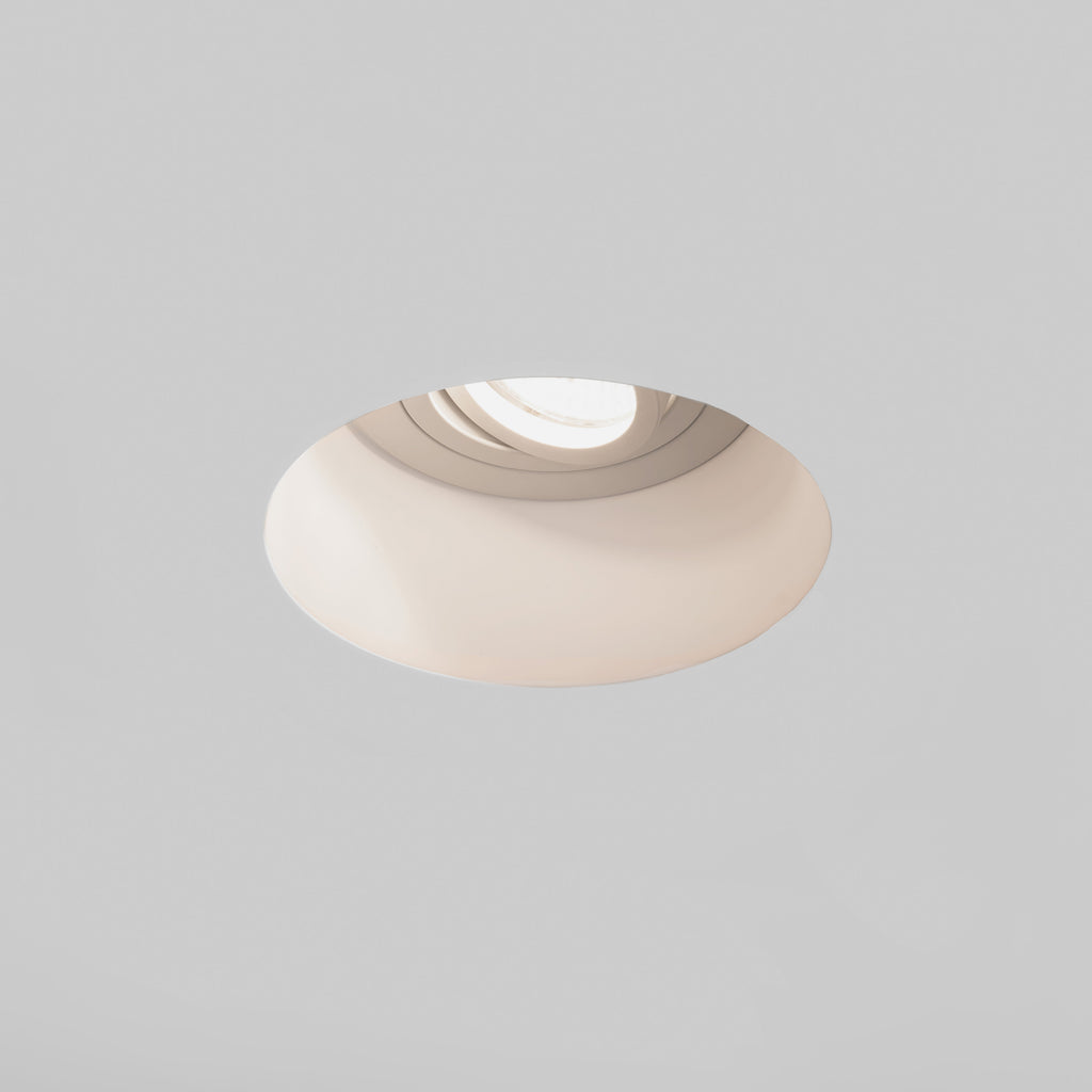 Astro Blanco Round Adjustable Downlight in Plaster 1253005