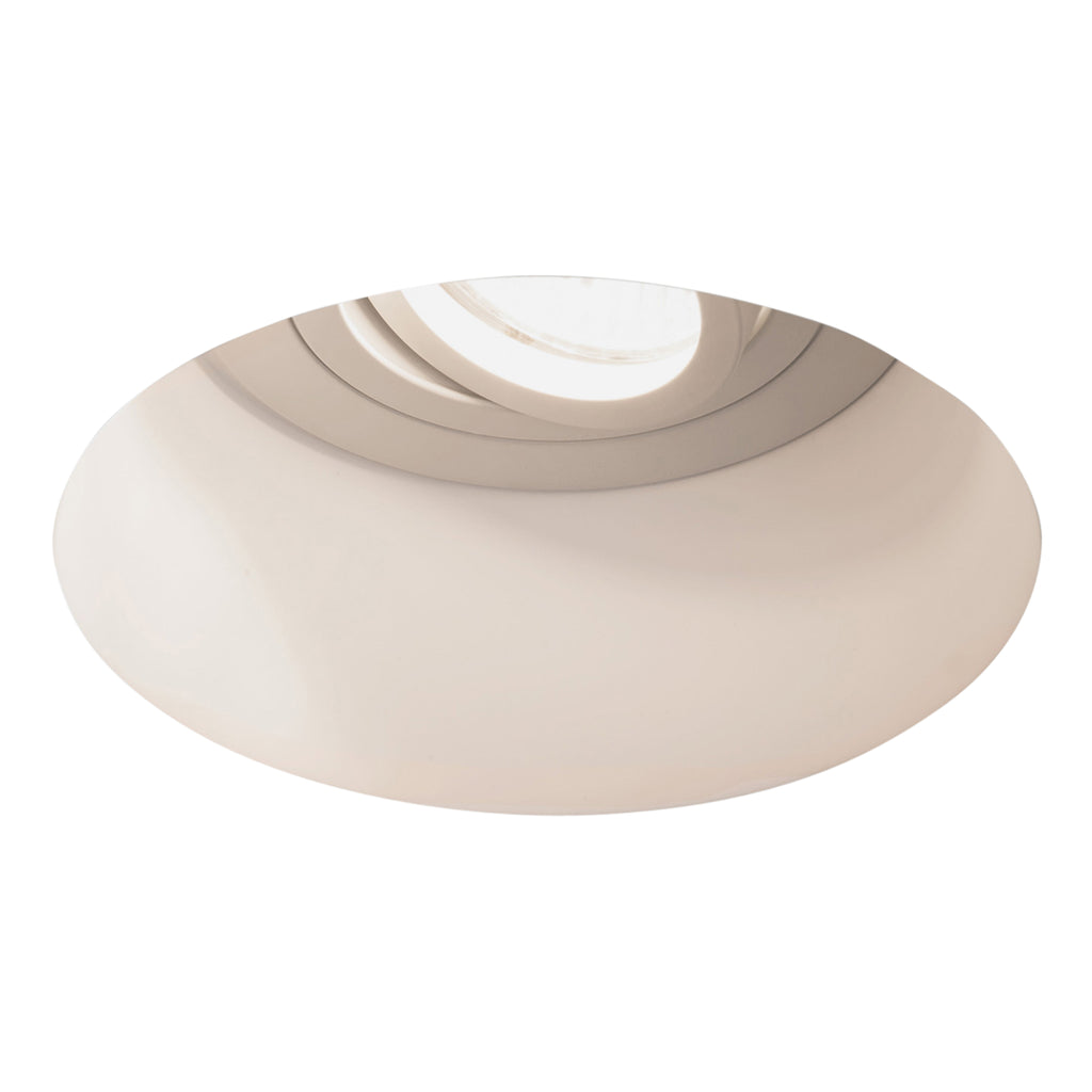 Astro Blanco Round Adjustable Downlight in Plaster 1253005