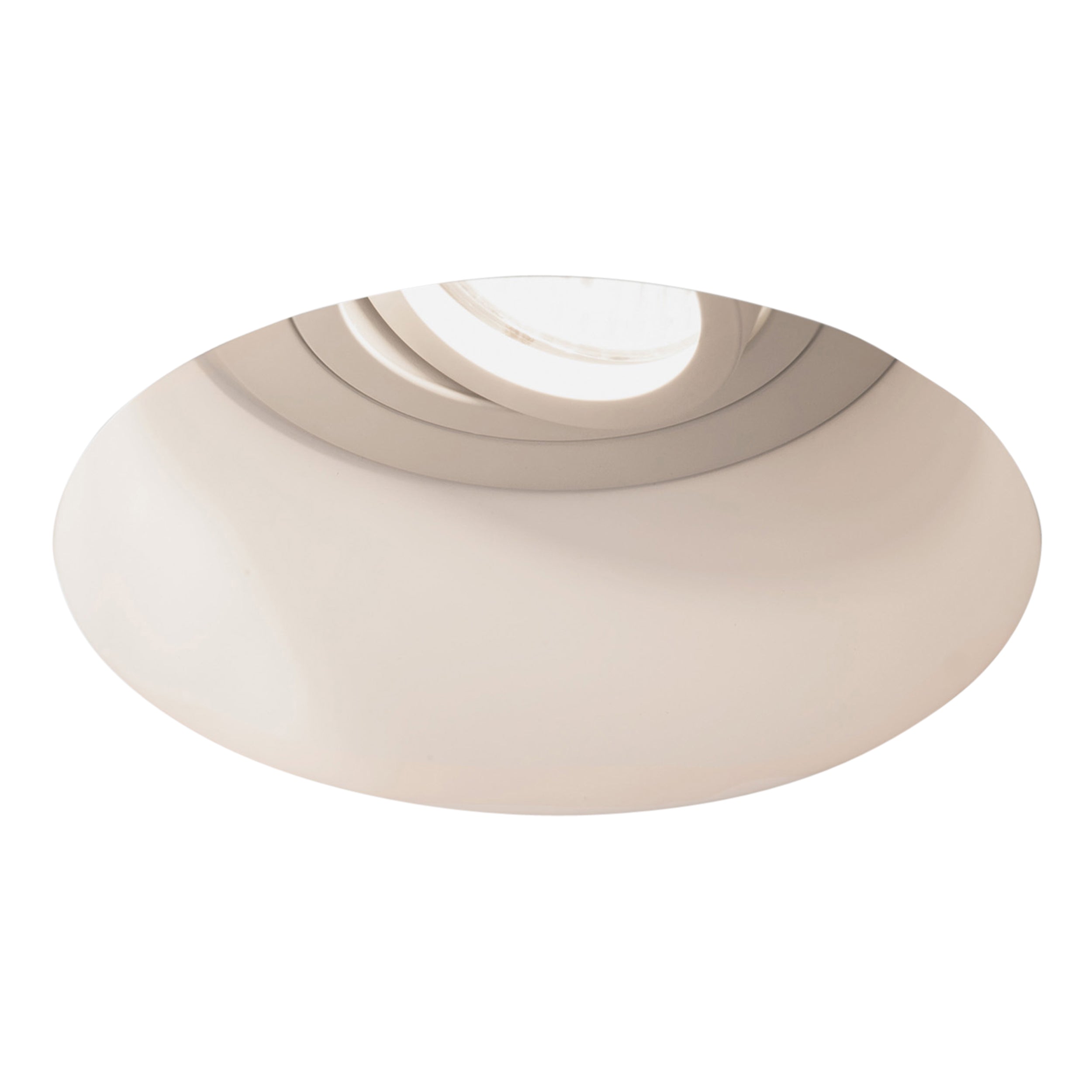 Astro Blanco Round Adjustable Downlight in Plaster 1253005