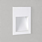 Astro Borgo 90 Recessed Wall Light in Matt White 2700K - DRIVER REQUIRED