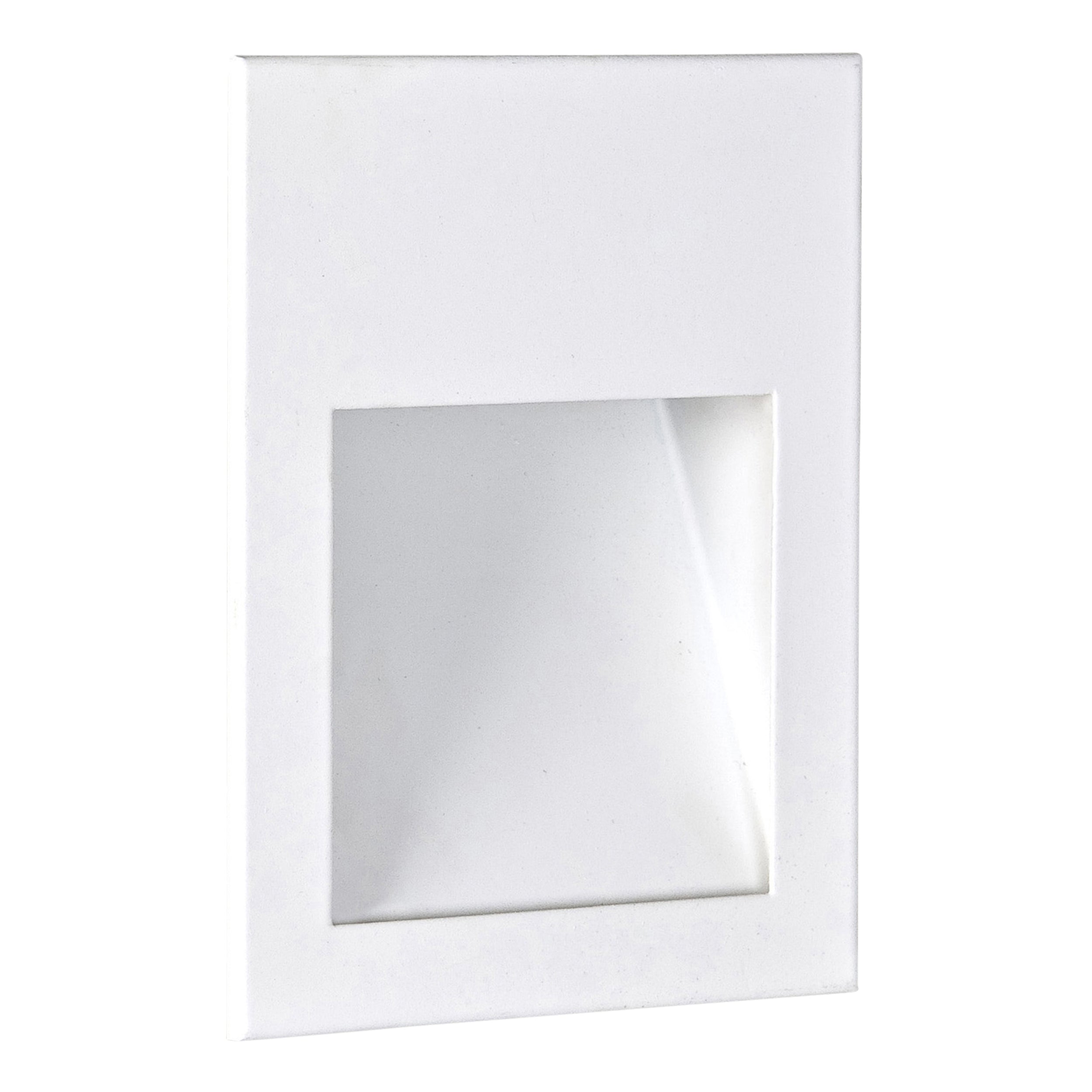 Astro Borgo 90 Recessed Wall Light in Matt White 2700K - DRIVER REQUIRED