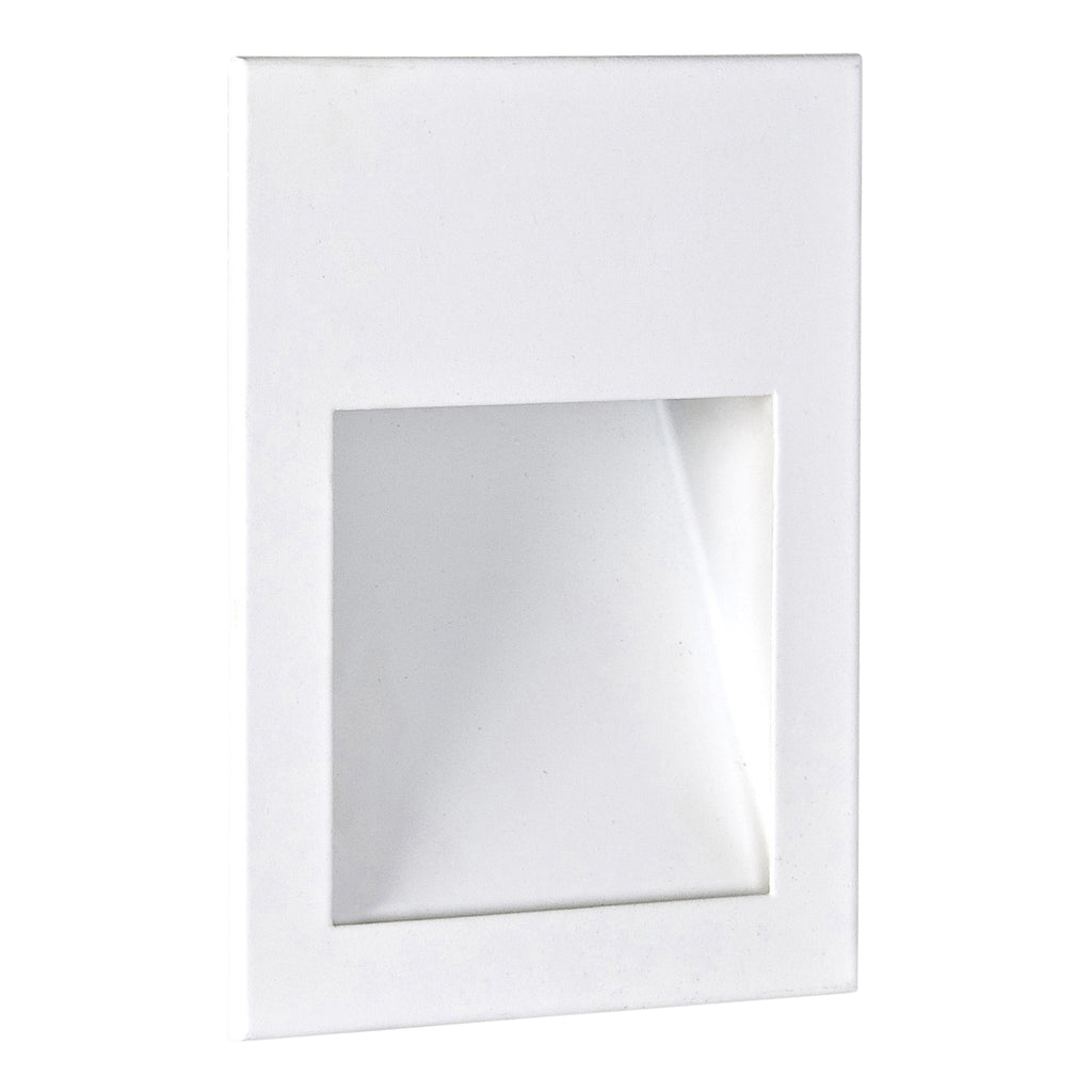 Astro Borgo 90 Recessed Wall Light in Matt White 3000K - DRIVER REQUIRED