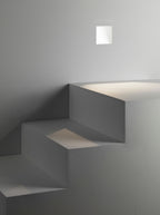 Astro Borgo Trimless 65 Square Recessed Wall Light in Matt White - DRIVER REQUIRED 1212008