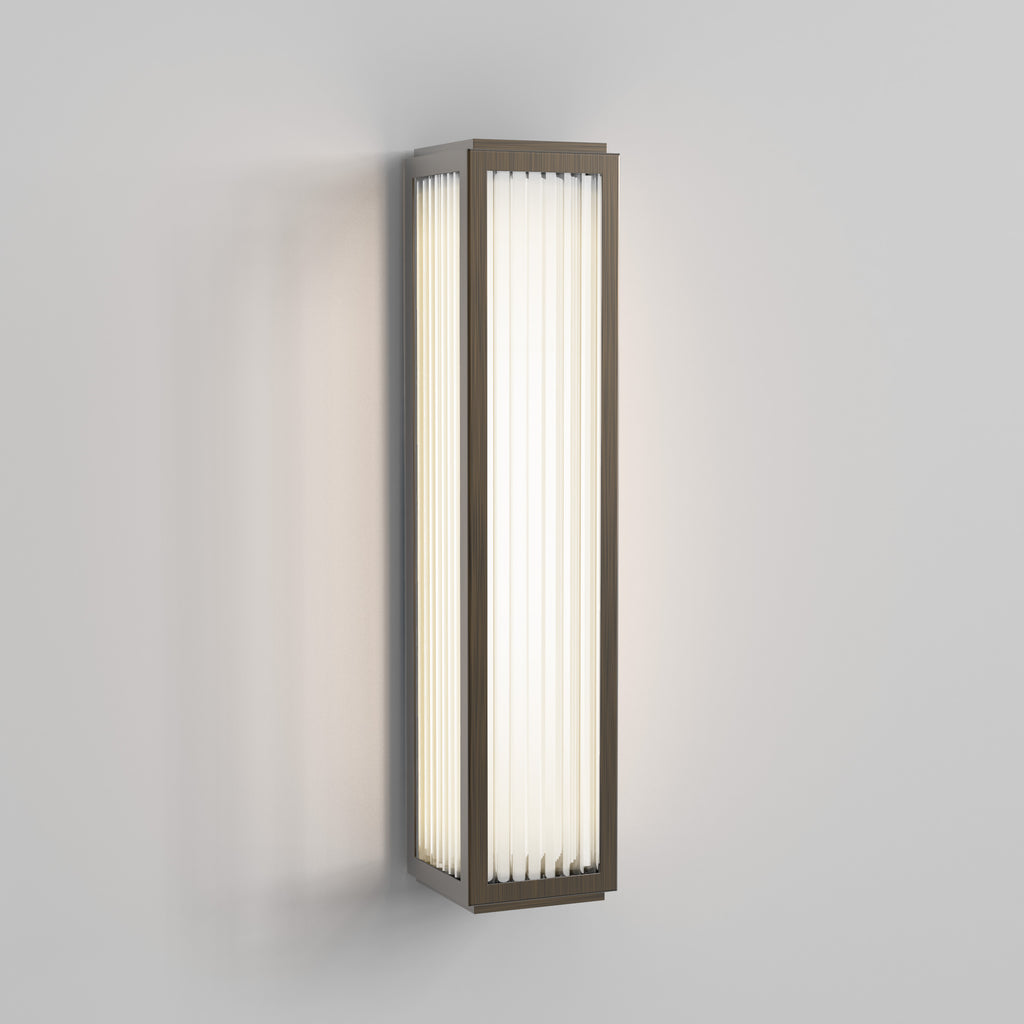 Astro Boston 370 Bathroom Wall Light in Bronze