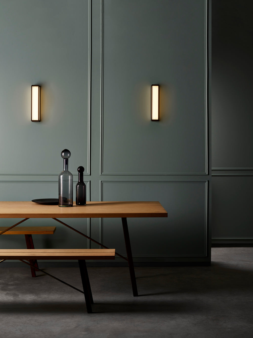 Astro Boston 370 Bathroom Wall Light in Bronze