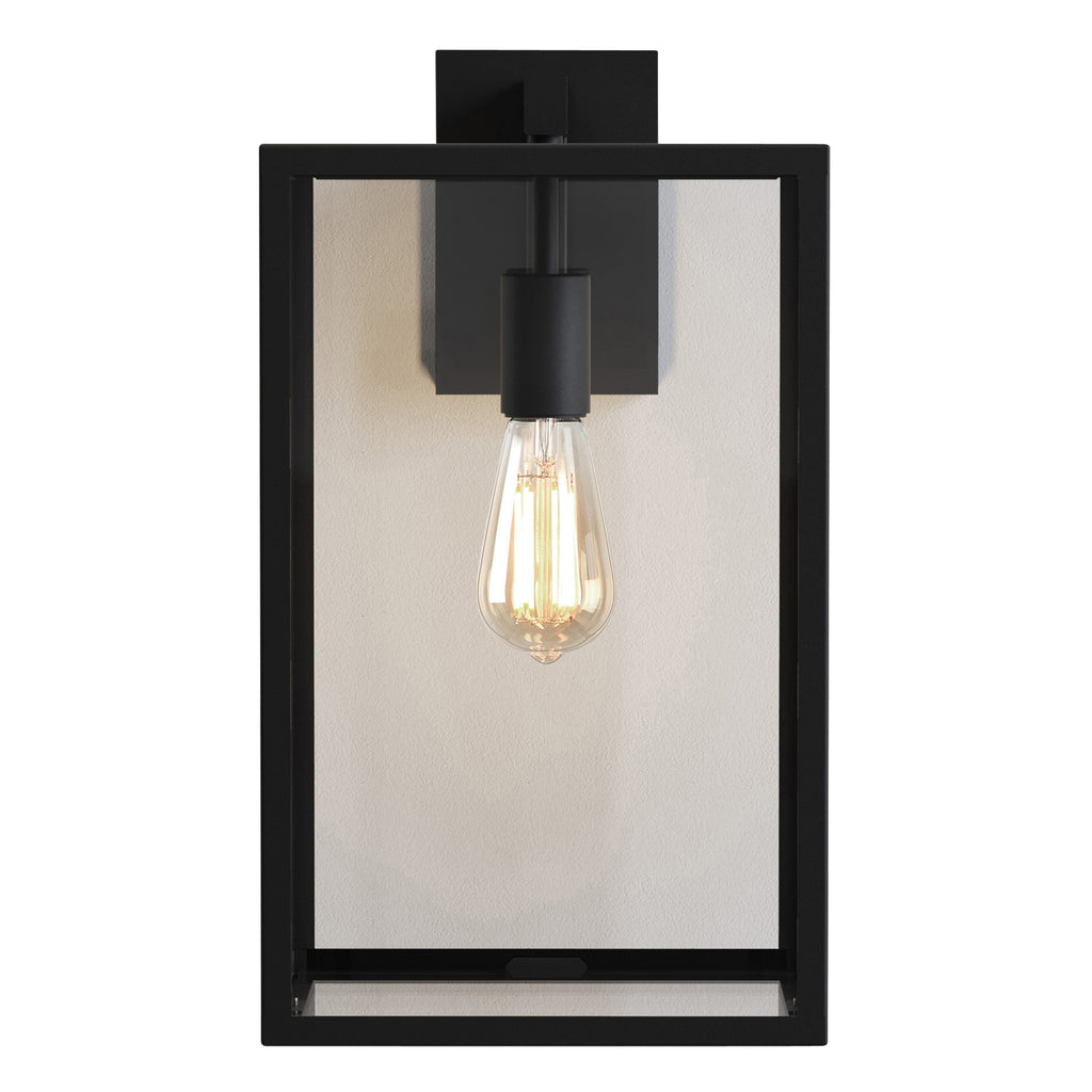 Astro Box 450 Outdoor Porch Wall Lantern in Textured Black