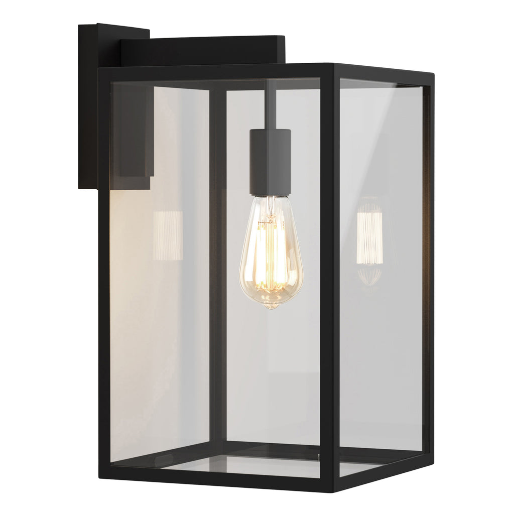 Astro Box 450 Outdoor Porch Wall Lantern in Textured Black