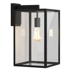 Astro Box 450 Outdoor Porch Wall Lantern in Textured Black