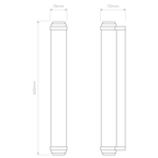 Astro Burlington 600 Bathroom Wall Light