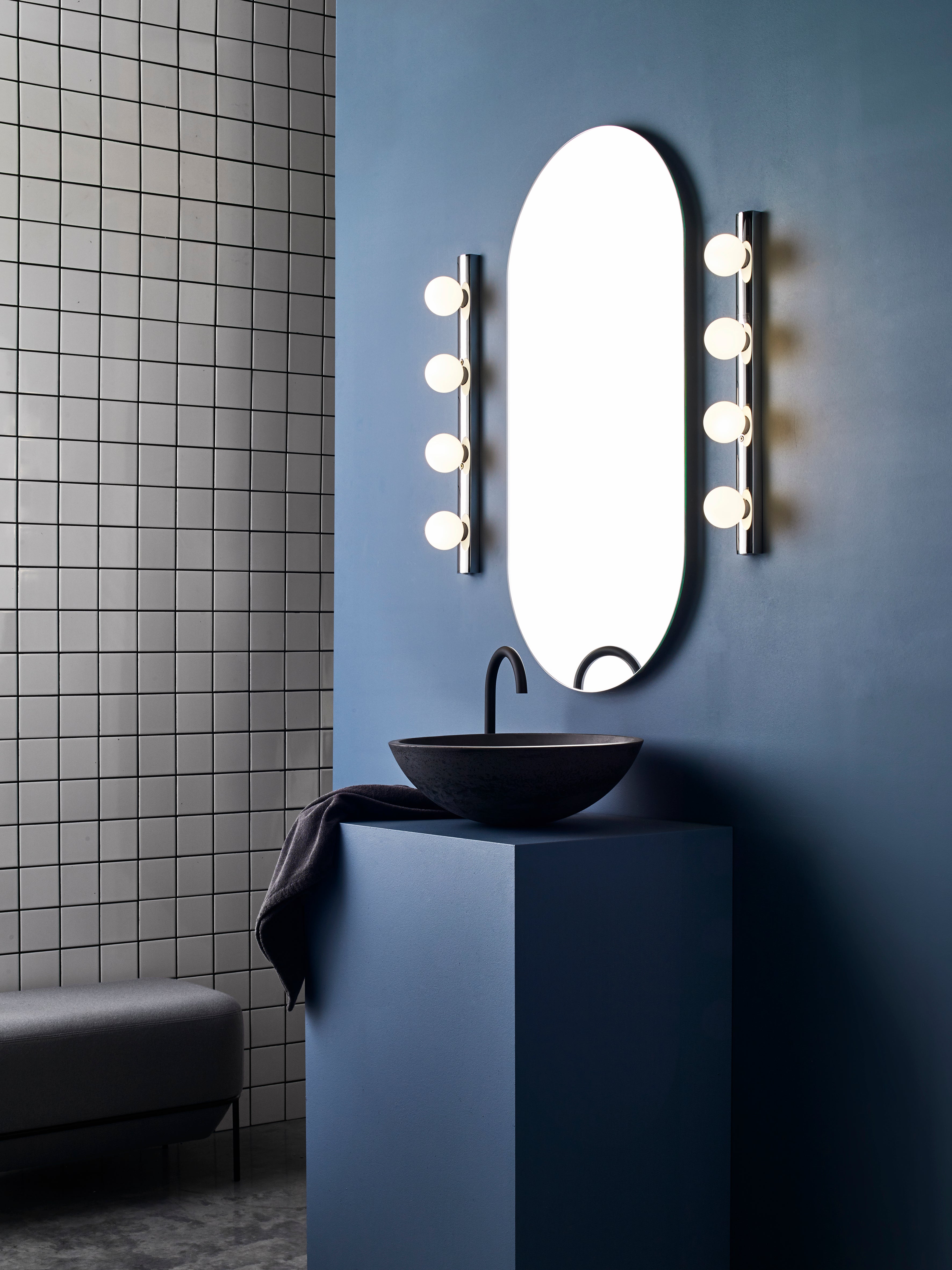 Astro Cabaret II 4 Light Bathroom Wall Light in Polished Chrome