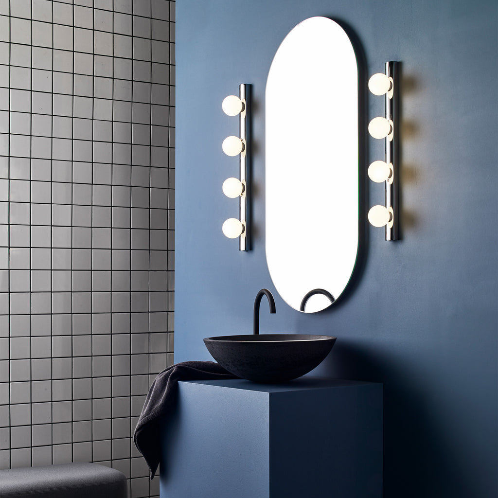 Astro Cabaret II 4 Light Bathroom Wall Light in Polished Chrome