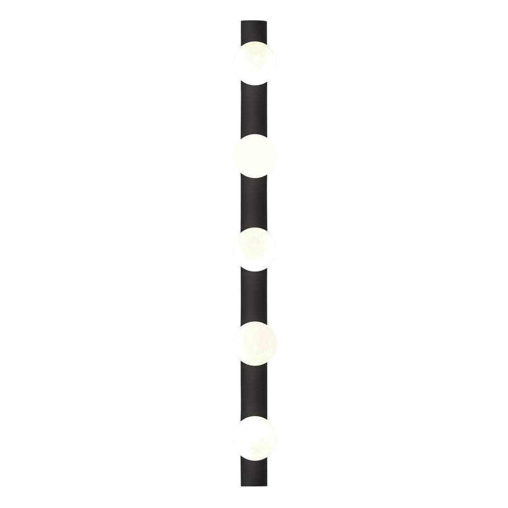 Astro Cabaret II 5 Light Bathroom Wall Light in Matt Black