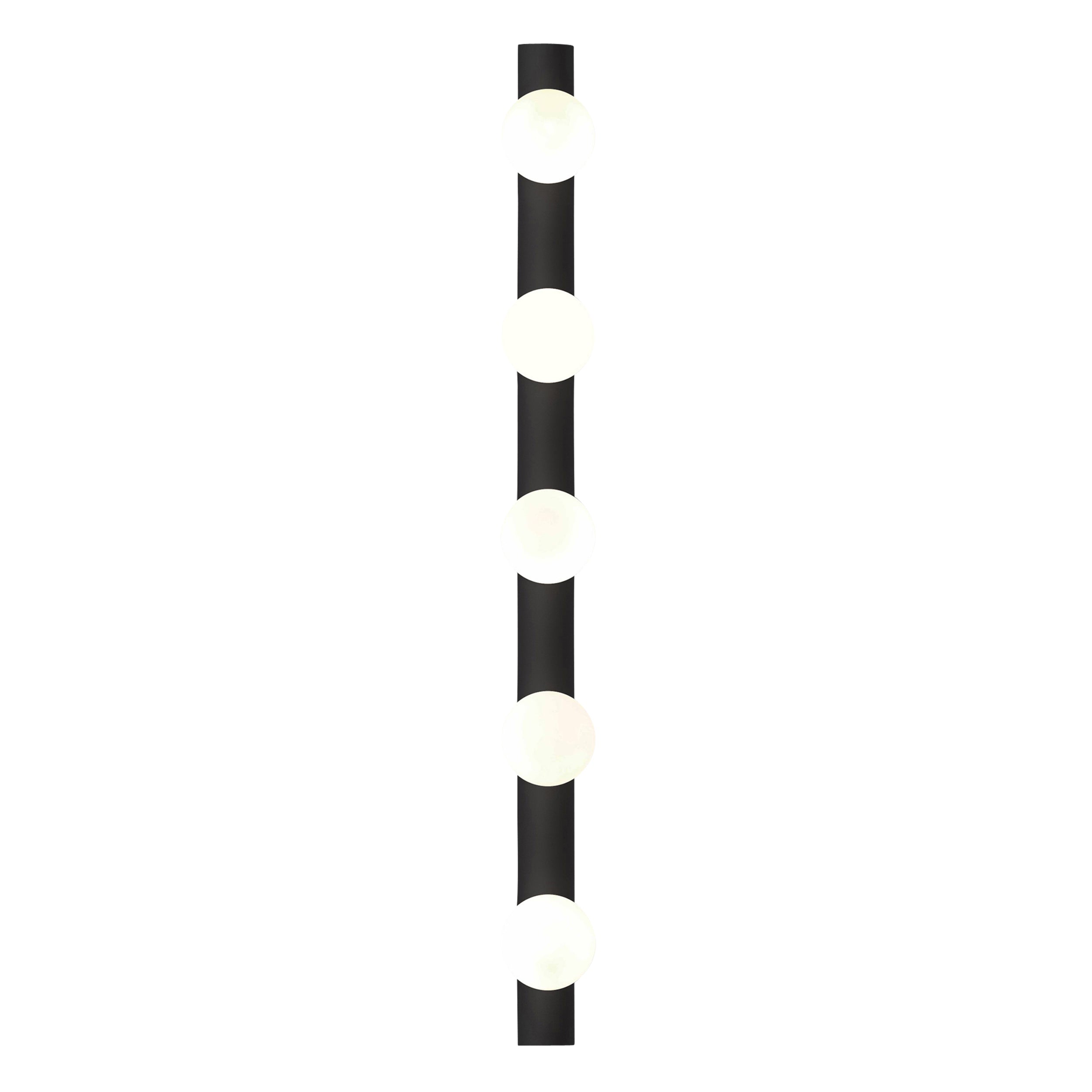 Astro Cabaret II 5 Light Bathroom Wall Light in Matt Black