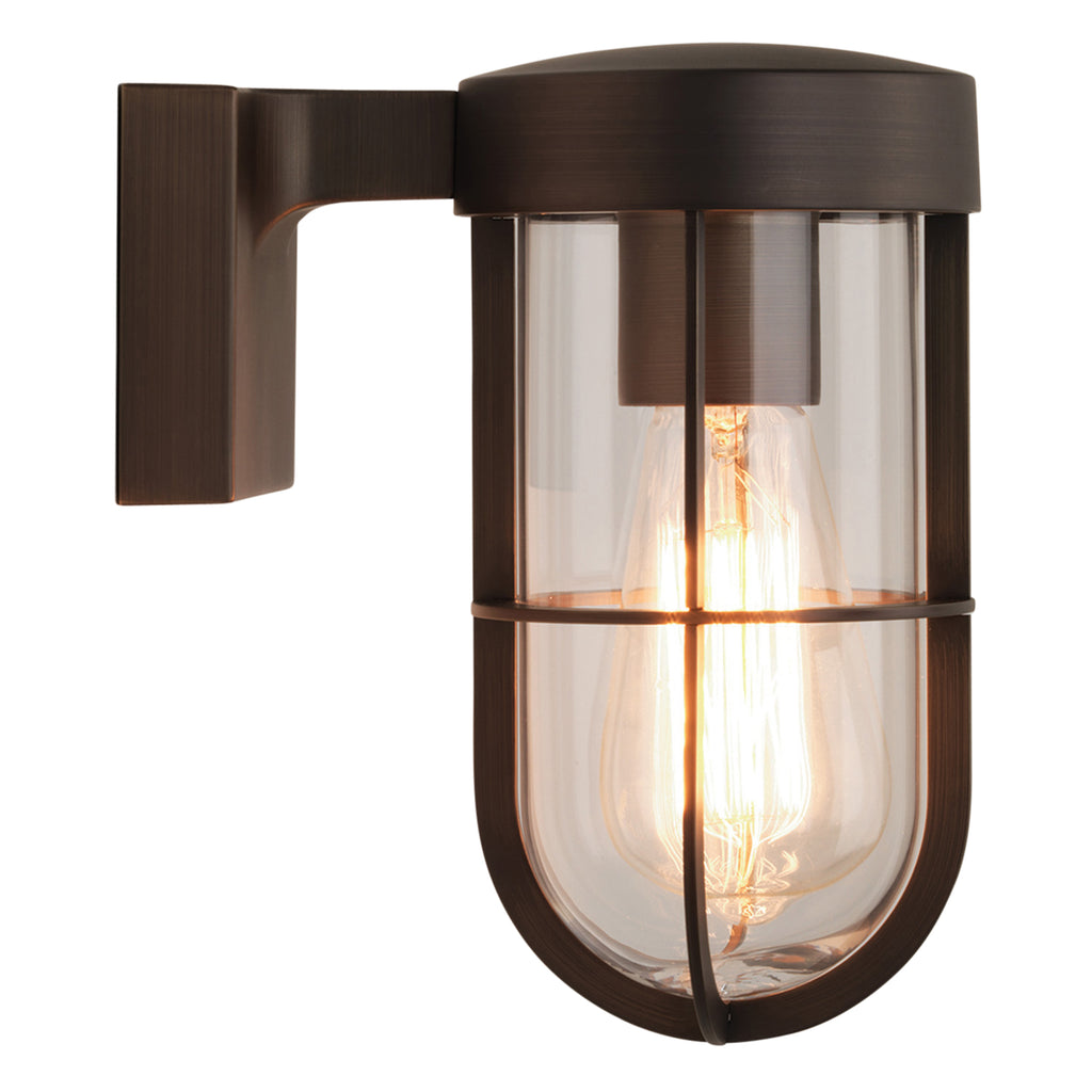 Astro Cabin Outdoor Wall Light in Bronze