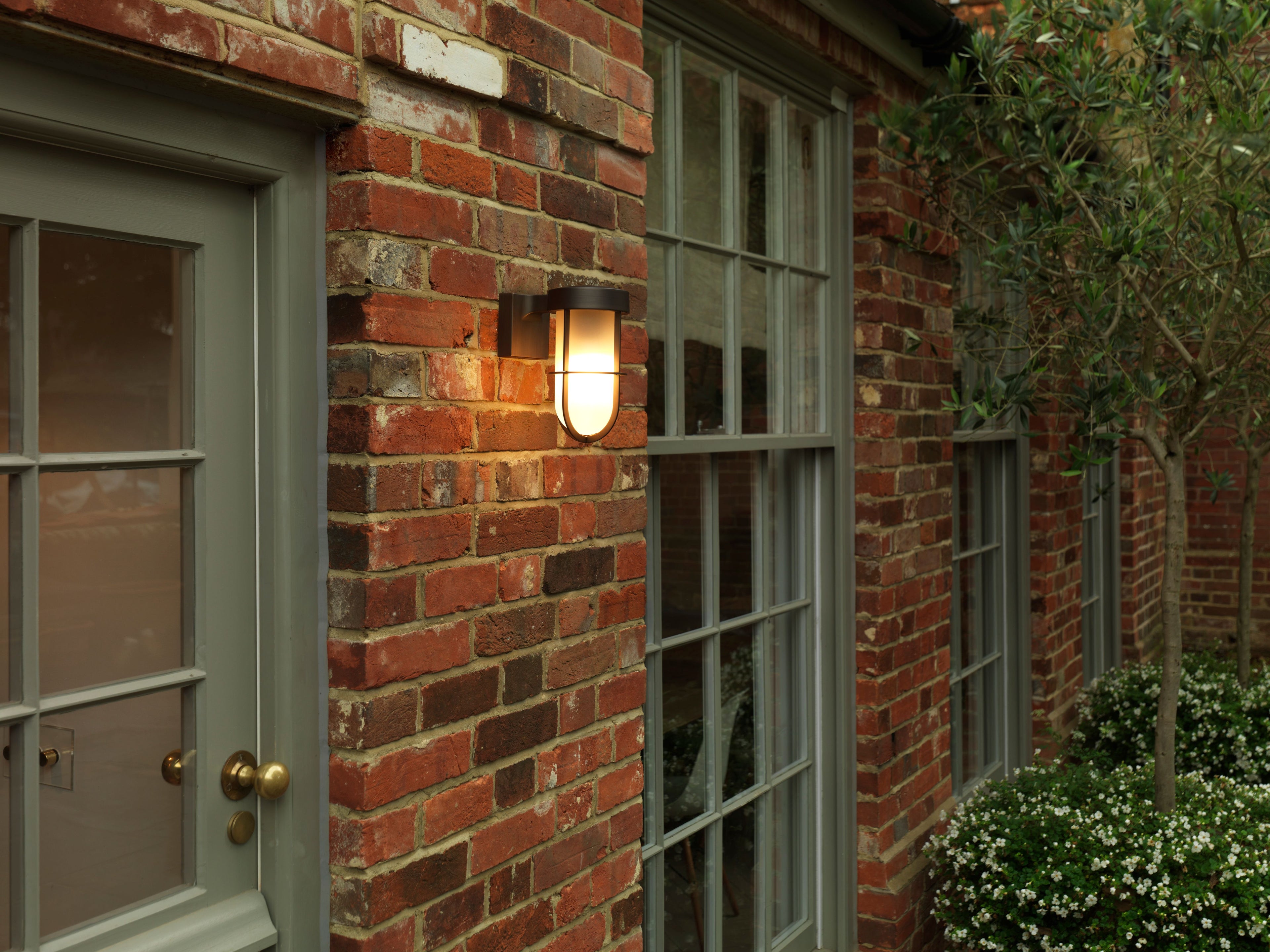 Astro Cabin Outdoor Wall Light in Bronze