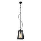 Astro Calvi 215 Outdoor Porch Pendant in Textured Black