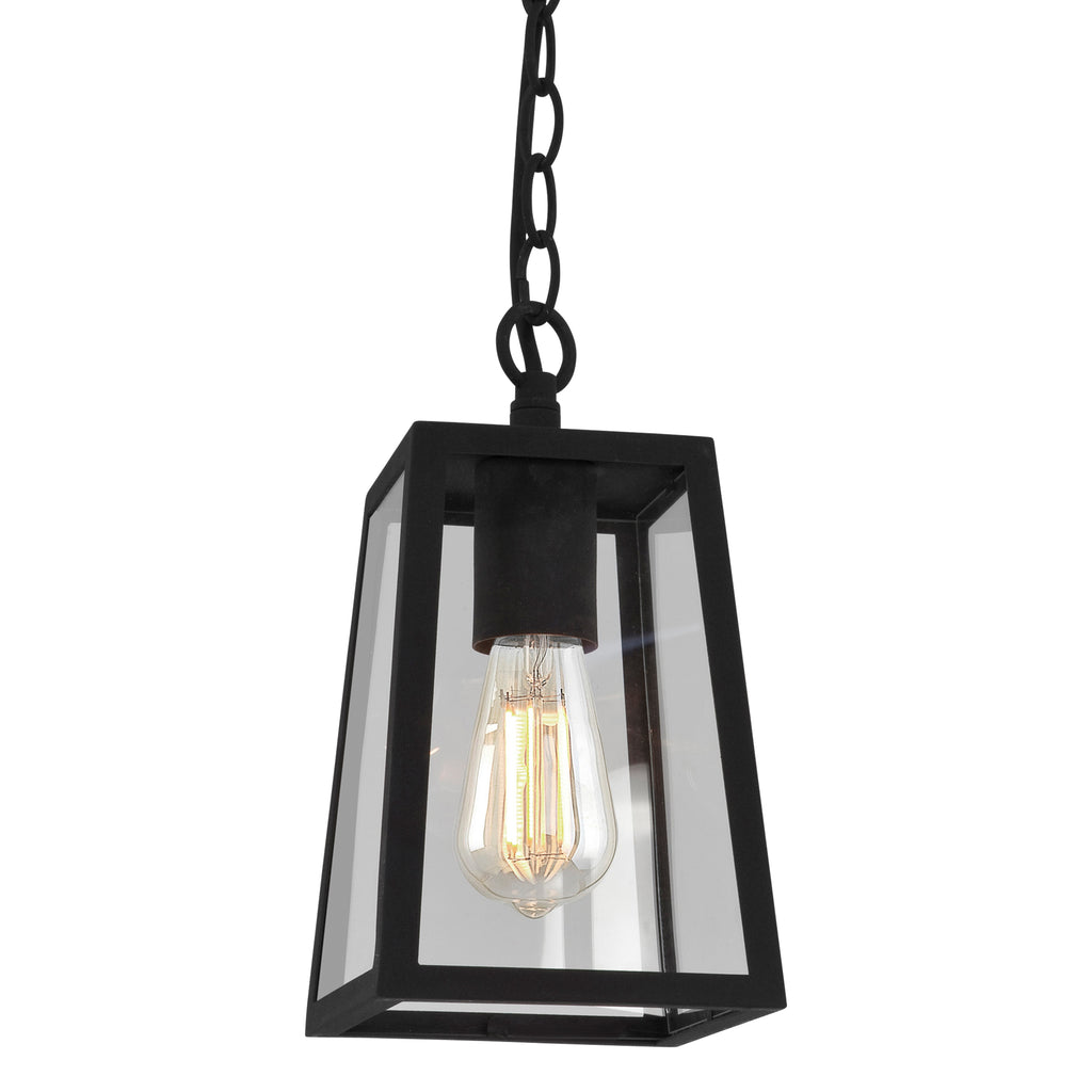 Astro Calvi 215 Outdoor Porch Pendant in Textured Black