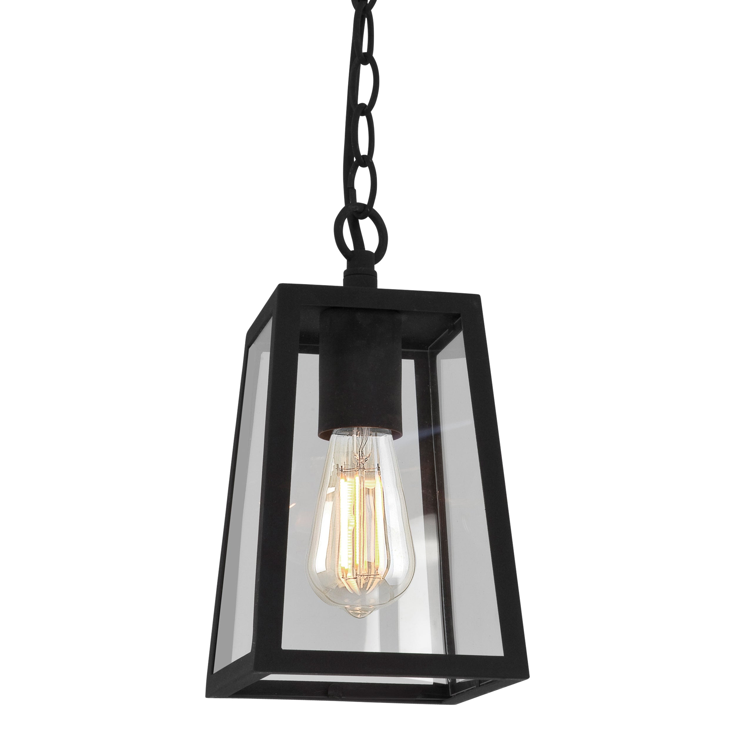 Astro Calvi 215 Outdoor Porch Pendant in Textured Black