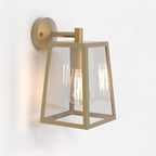 Astro Calvi 215 Outdoor Porch Wall Light in Antique Brass
