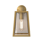 Astro Calvi 215 Outdoor Porch Wall Light in Antique Brass