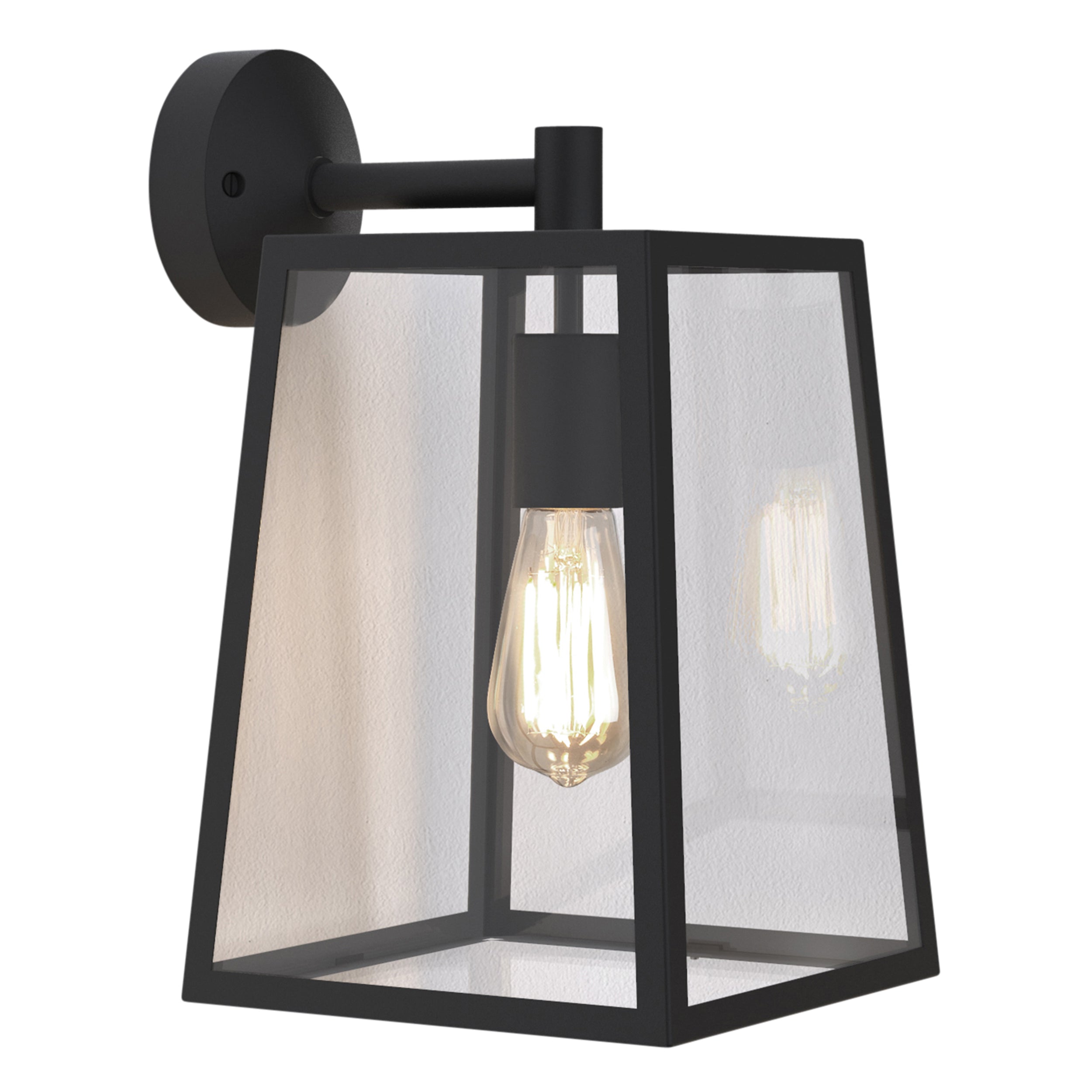Astro Calvi 305 Outdoor Porch Wall Light in Textured Black