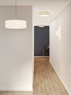 Astro Cambria 380 Ceiling Light in Putty Fabric