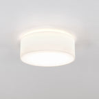 Astro Cambria 380 Ceiling Light in White Fabric