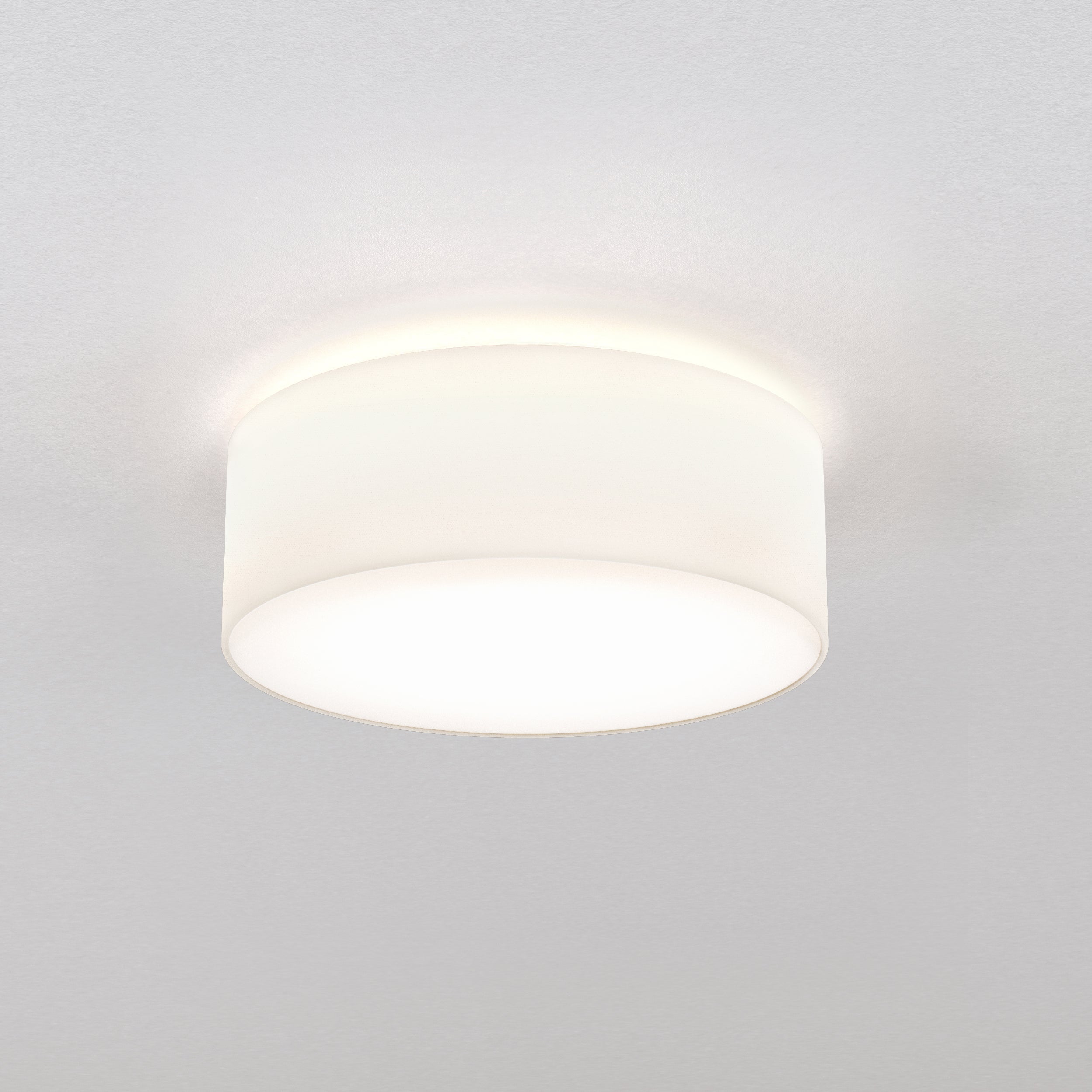 Astro Cambria 380 Ceiling Light in White Fabric