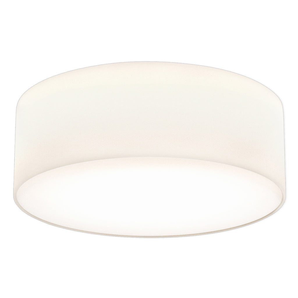 Astro Cambria 380 Ceiling Light in White Fabric
