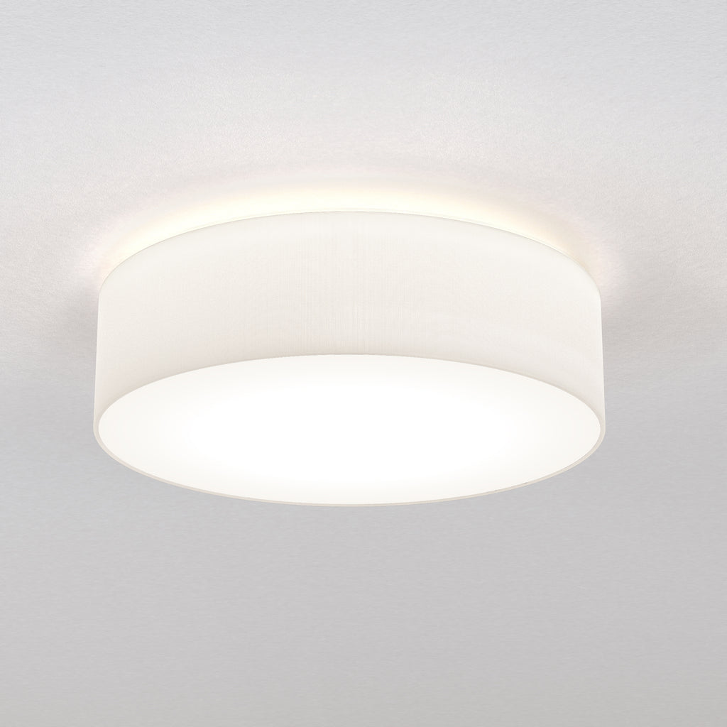 Astro Cambria 480 Ceiling Light in White Fabric