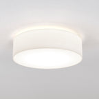 Astro Cambria 480 Ceiling Light in White Fabric