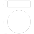 Astro Cambria 480 Ceiling Light