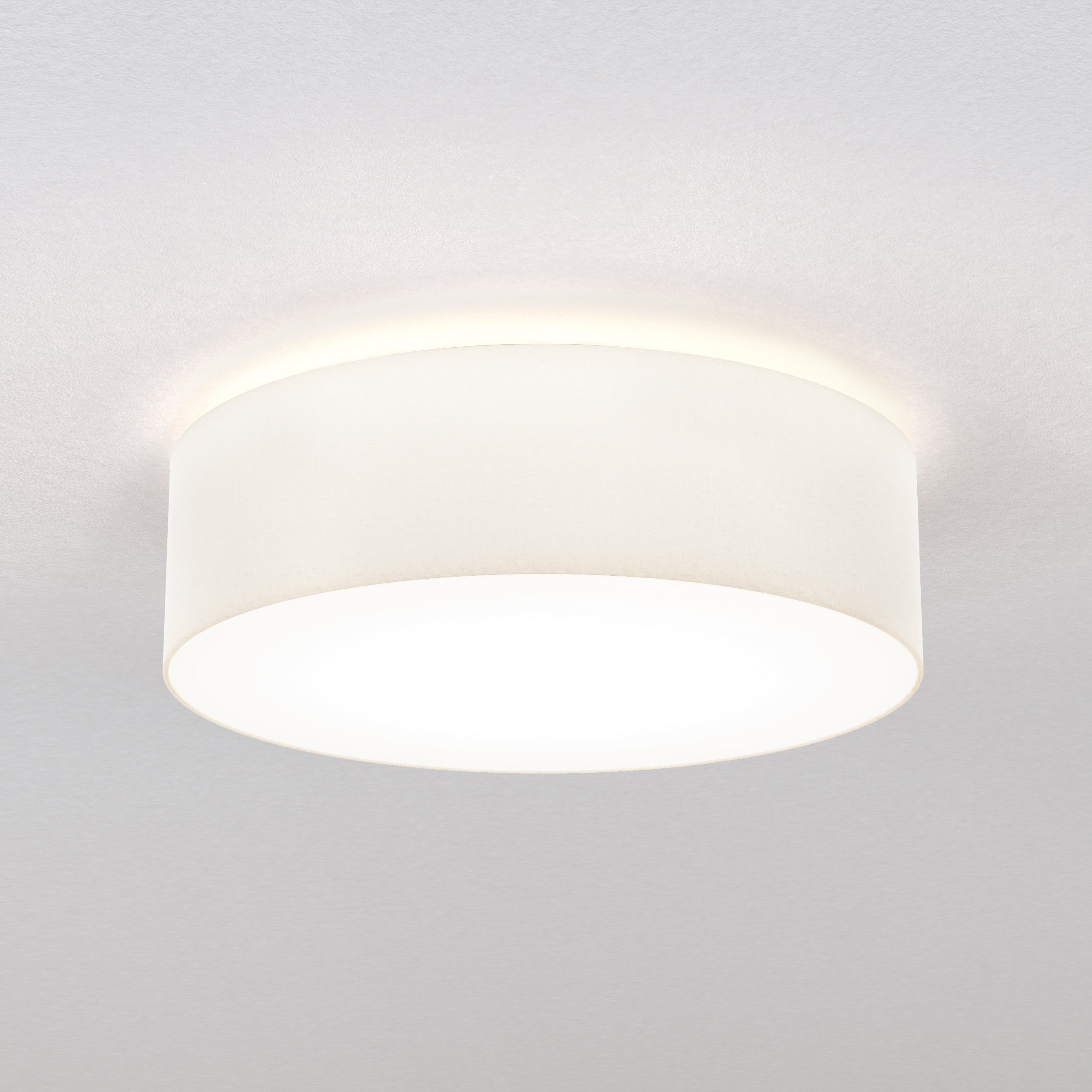 Astro Cambria 580 Ceiling Light in White Fabric