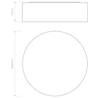 Astro Cambria 580 Ceiling Light