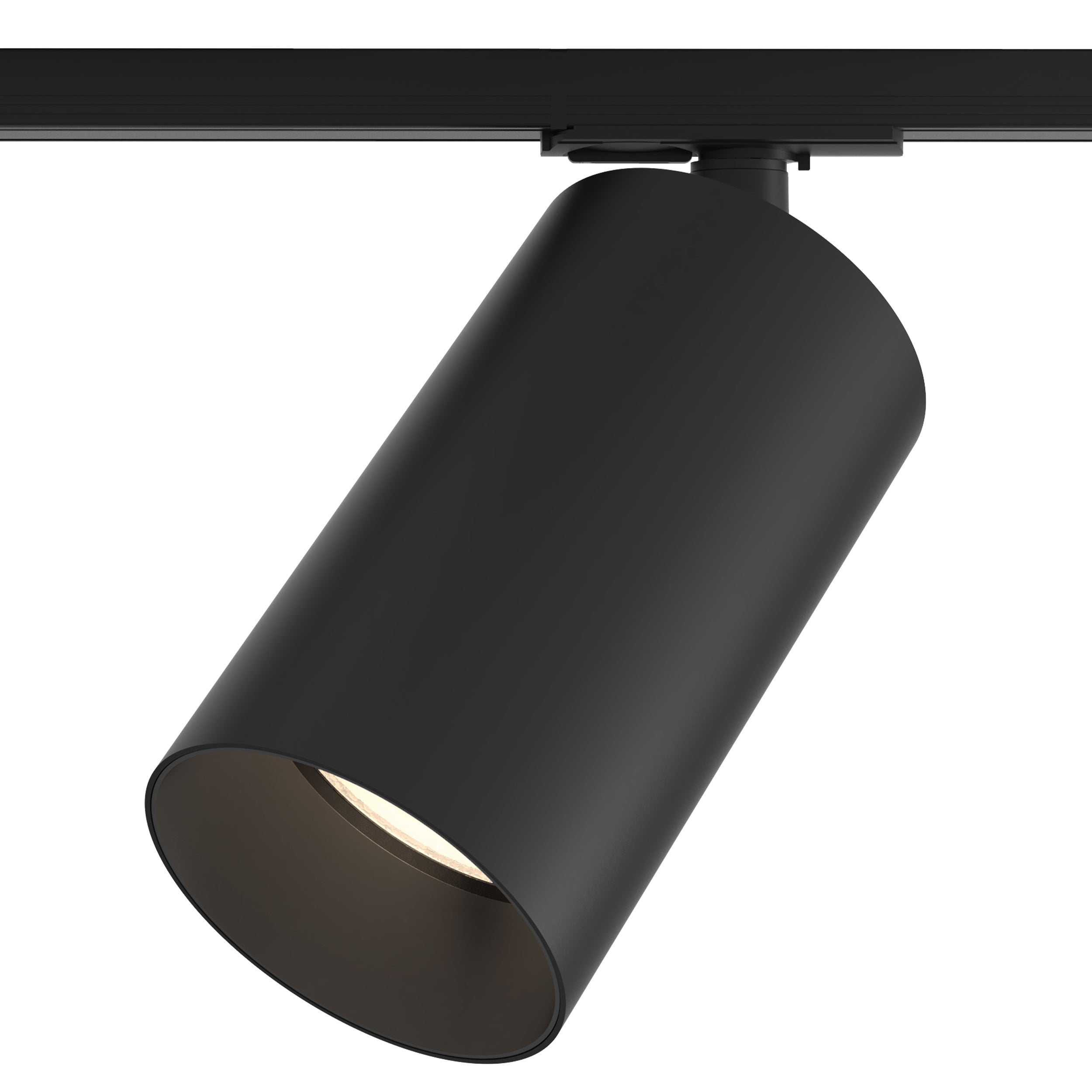 Astro Can 100 Track Light in Matt Black