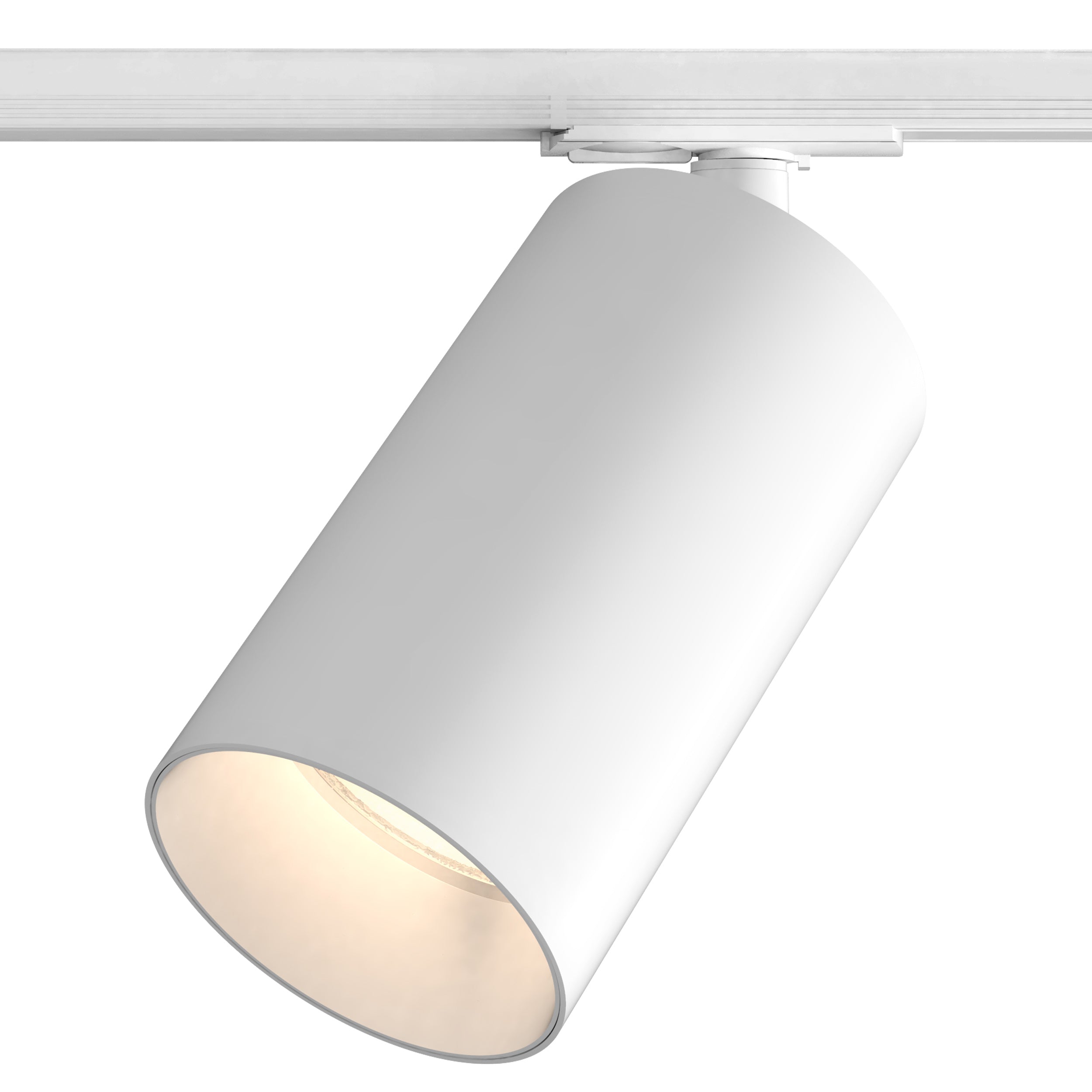 Astro Can 100 Track Light in Matt White