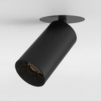 Astro Can 50 Fire-Rated Flush Spotlight in Matt Black