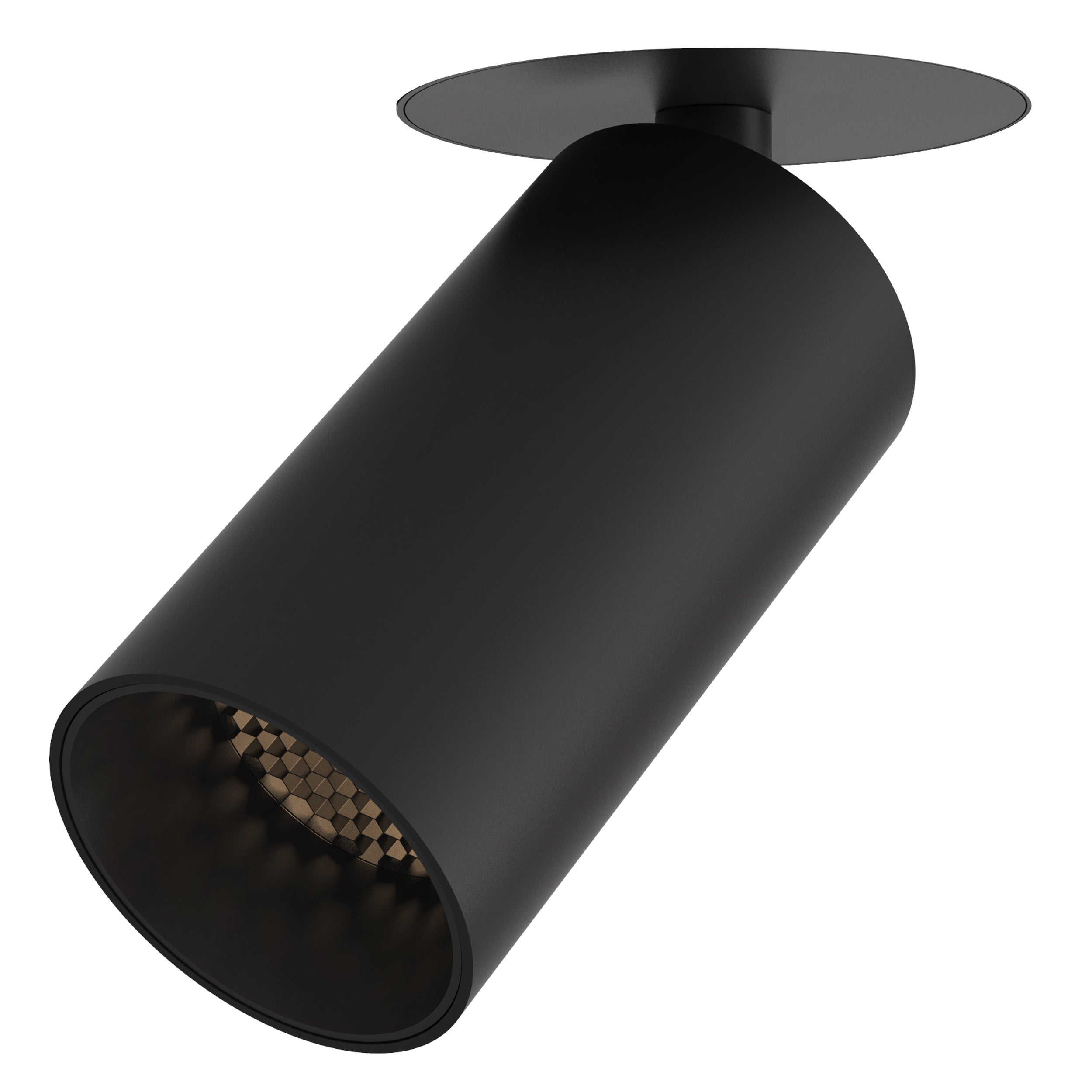 Astro Can 50 Fire-Rated Flush Spotlight in Matt Black