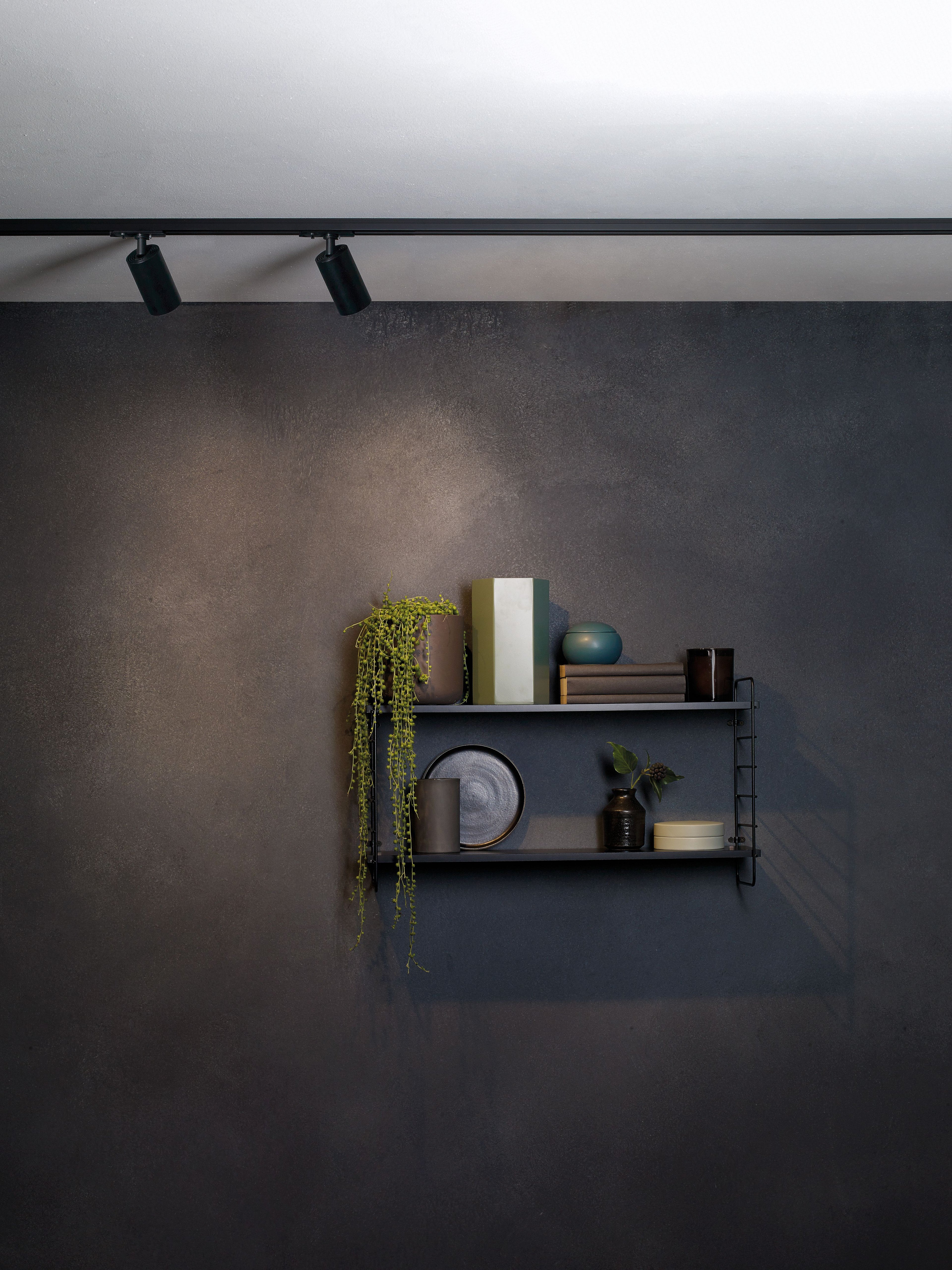 Astro Can 50 Track Light in Matt Black