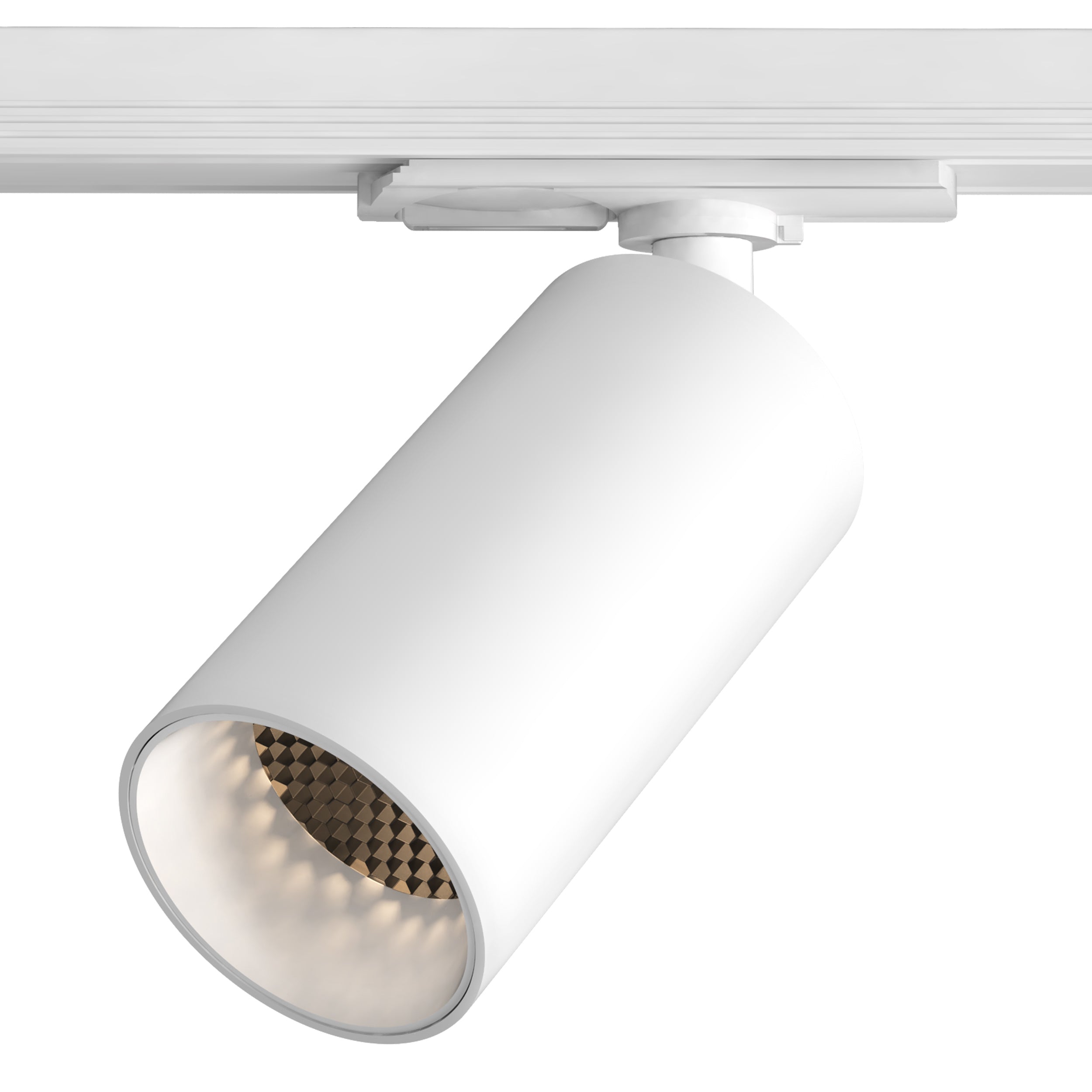 Astro Can 50 Track Light in Matt White