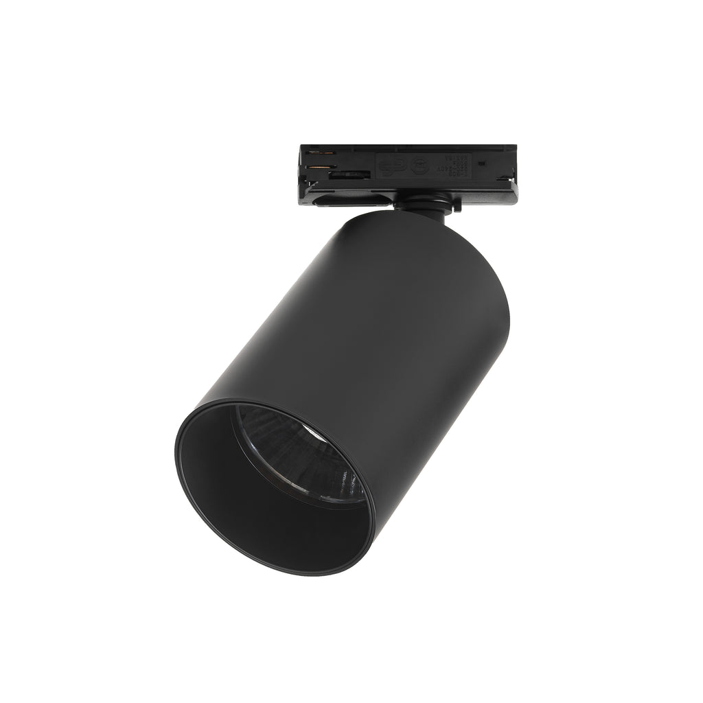 Astro Can 75 Track Light in Matt Black