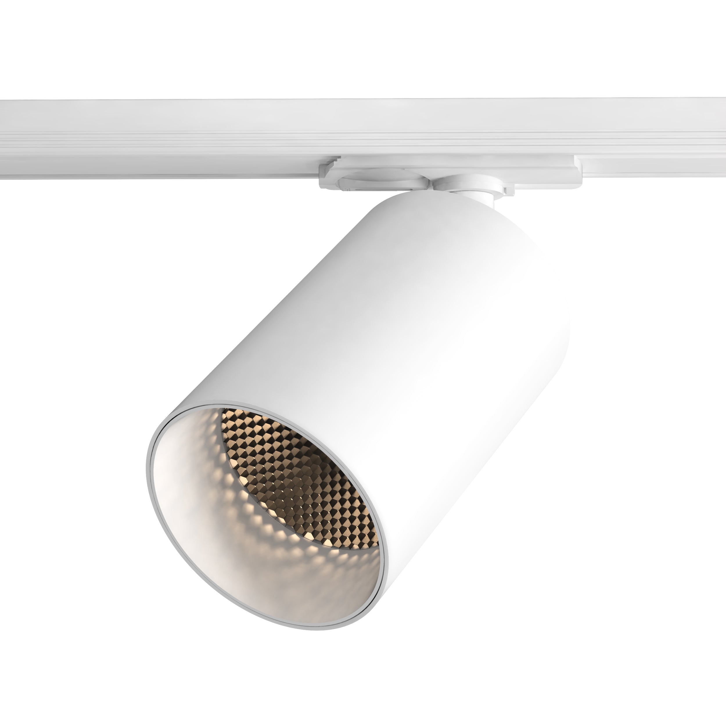 Astro Can 75 Track Light in Matt White